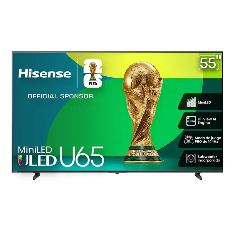 Televisión Hisense 55U65QFM